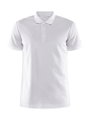 Craft Sport-Polo Core Unify (funktionelles Recyclingpolyester) weiss Herren